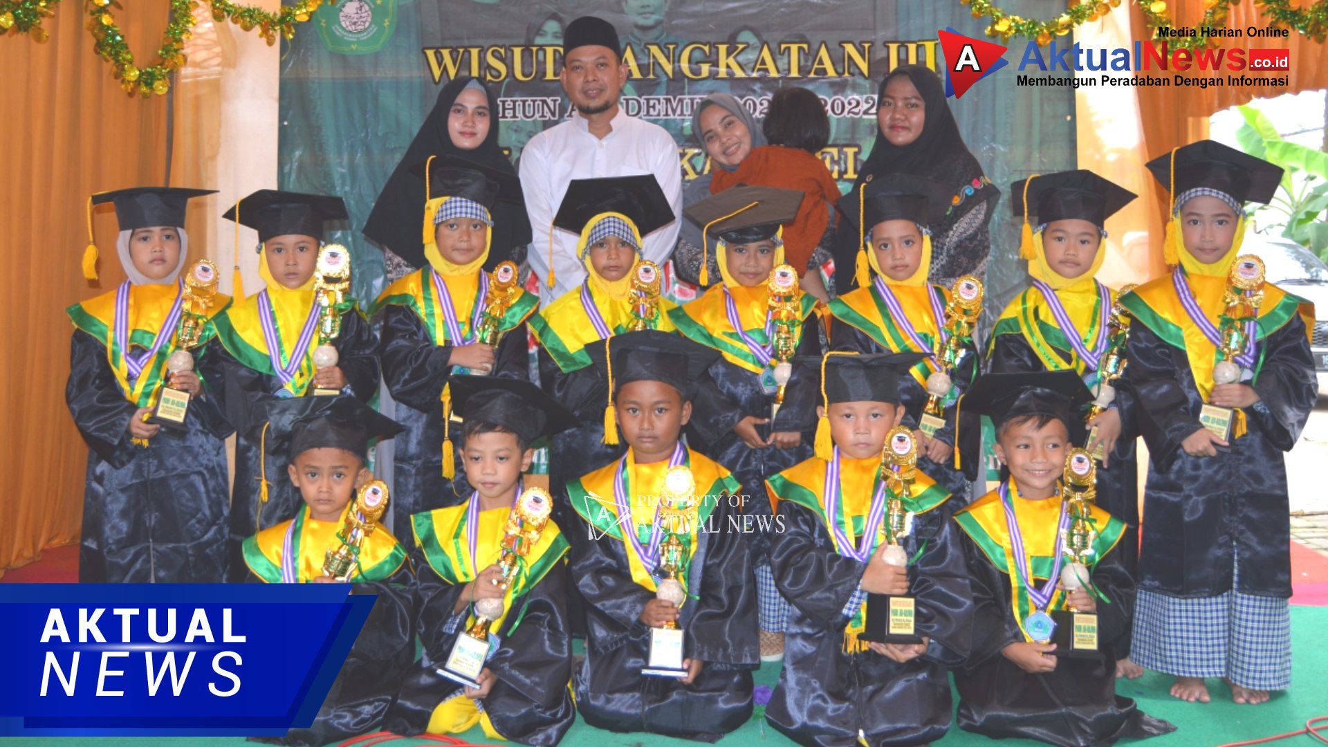 Sukses dan Meriah, Pelepasan Wisuda Yayasan Jawahirussaniyah Paud An-Najwa Angkatan lll 2021/2022