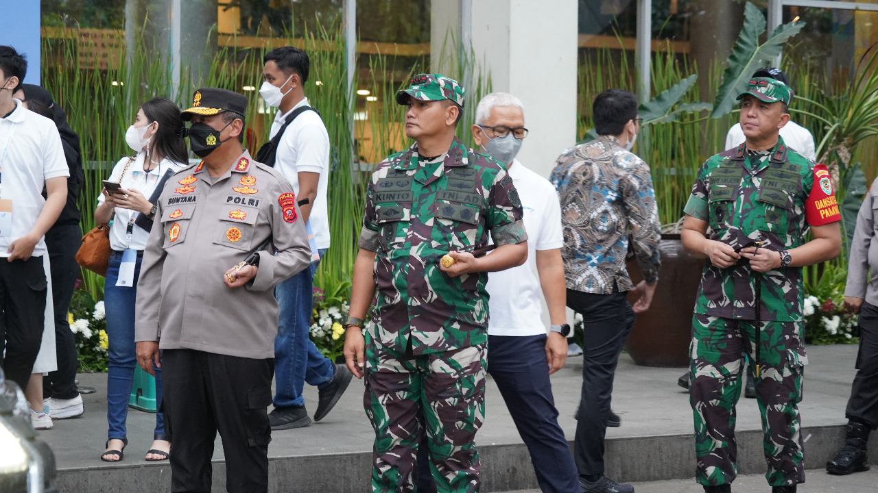 Dalam Rangka PengamananVVIP Kunjungan Presiden RI, Danrem 061/SK Lakukan Pengamanan di SICC Sentul Bogor