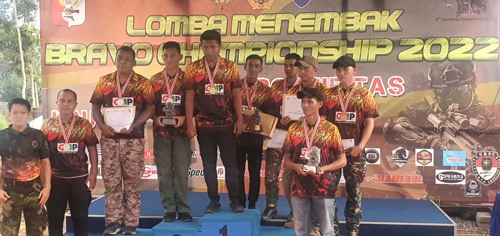 Baladika Shooting Club (BSC) Grup 1 Kopassus Kembali Mengibarkan Bendera Kemenangan pada Event Menembak Bravo 