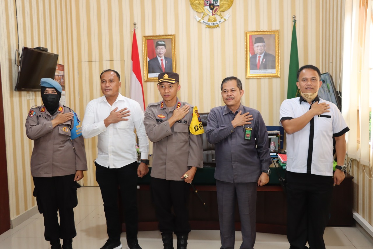 Kapolres Bersama Ketua Pengadilan Negeri Siantar Menerima Kunjungan Mahkamah Agung RI