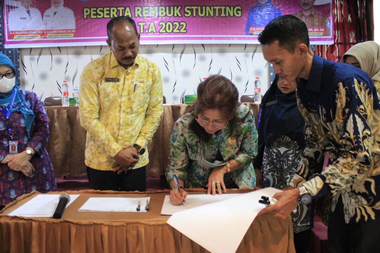 Pemerintah Kabupaten Labuhanbatu Komitmen Menurunkan Angka Stunting