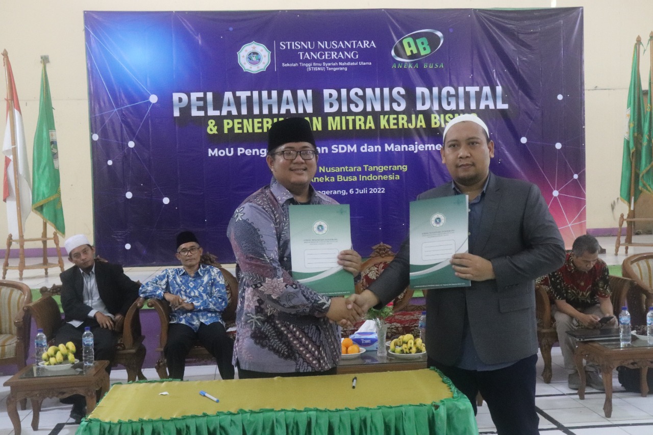 STISNU Nusantara Tangerang Menggandeng PT Aneka Busa Indonesia Jalin Kerjasama Pelatihan Marketing Digital Cet