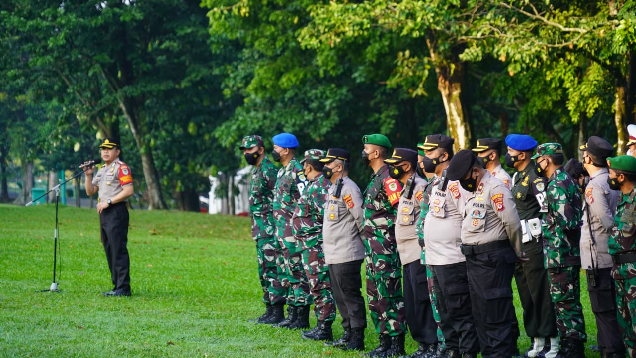 Korem 061/Sk Laksanakan Apel Pasukan Pam VVIP Tamu Negara Presiden Timor Leste