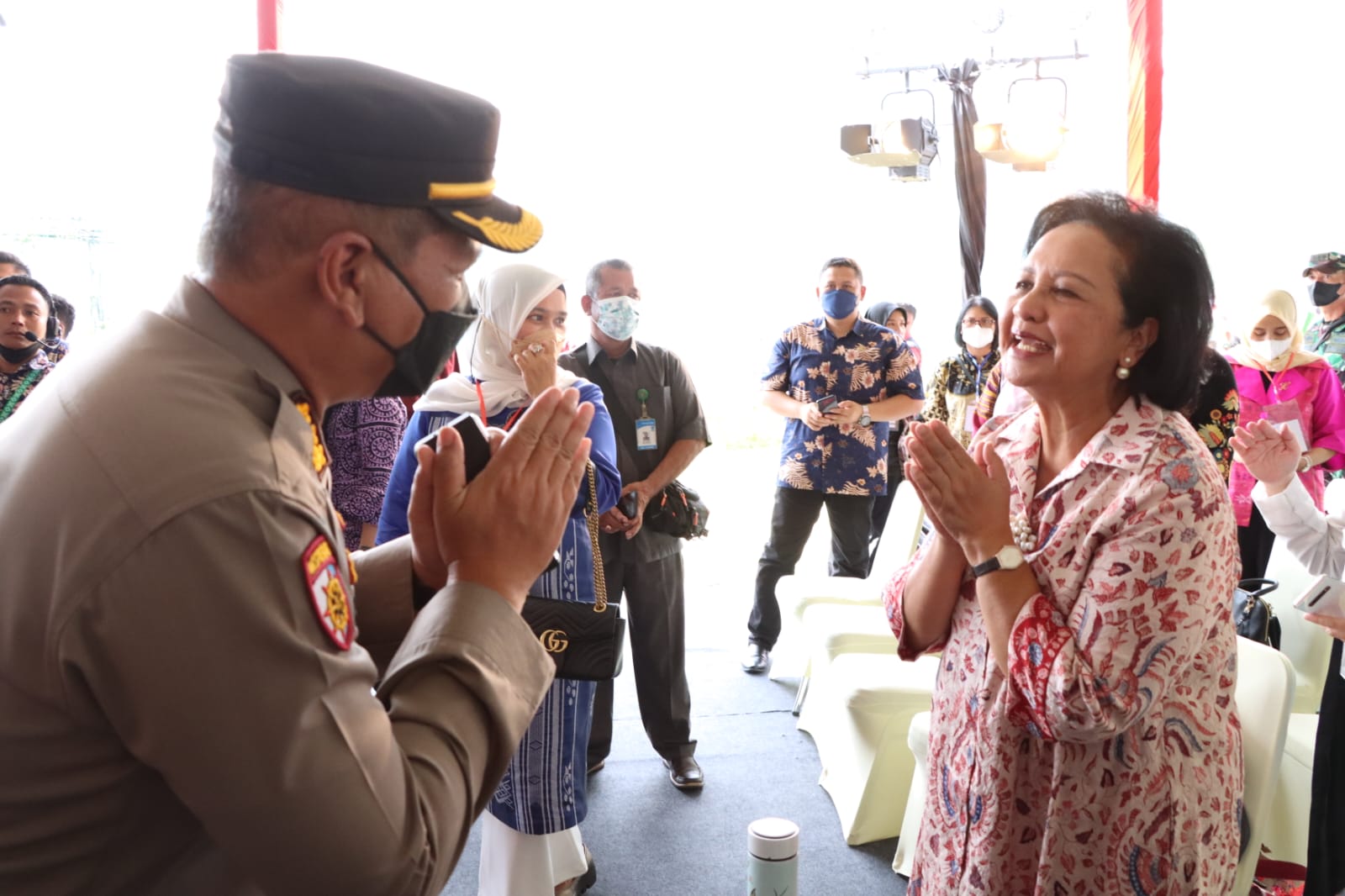 Menghadiri Pembukaan KTT W20, Irwasda Mewakili Kapoldasu di Tepian Danau Toba