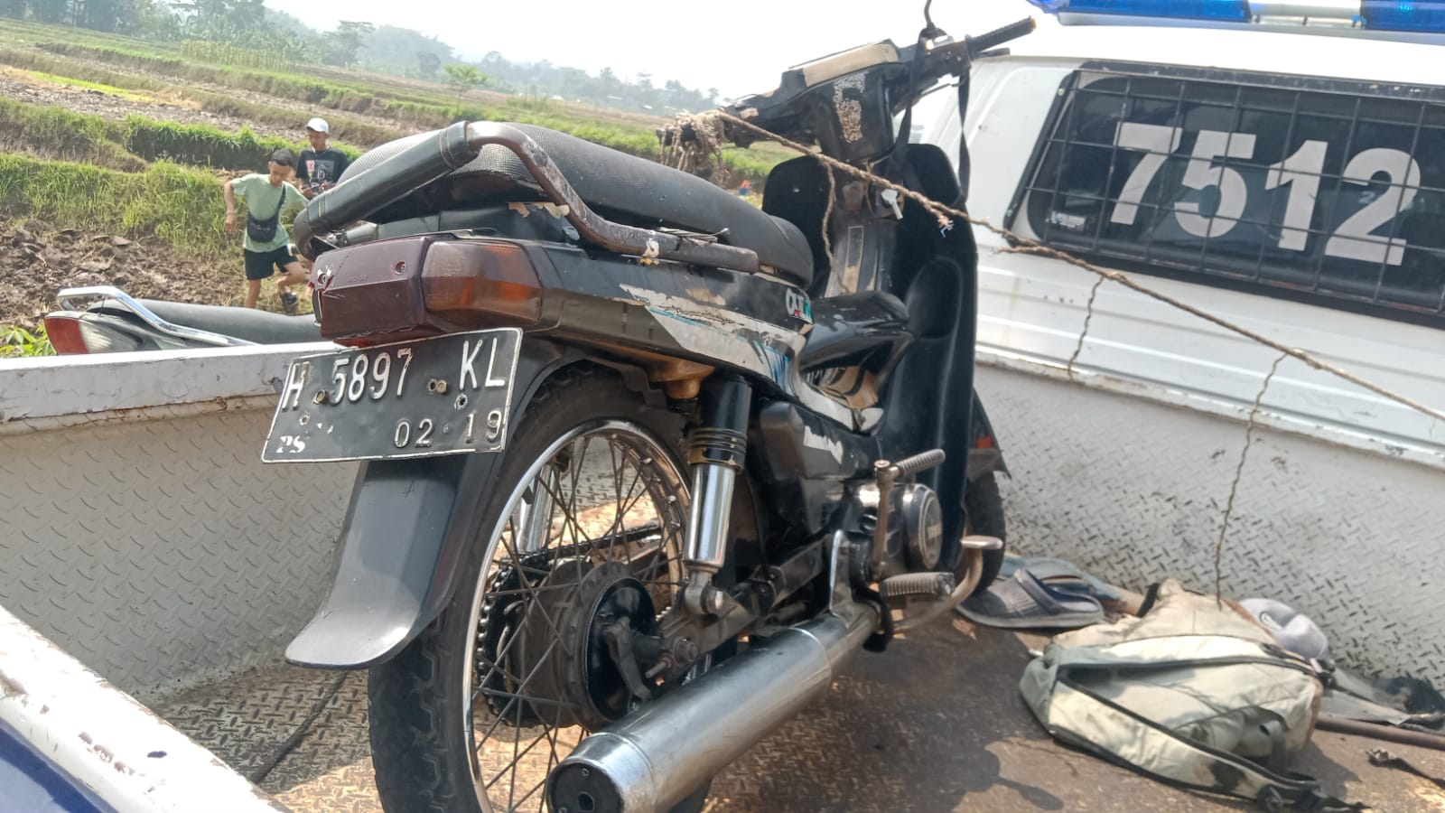 Kecelakaan Maut Terjadi di Jalan Karanganyar – Matesih Akibat Bersenggolan dengan Kendaraan Plat Kuning 