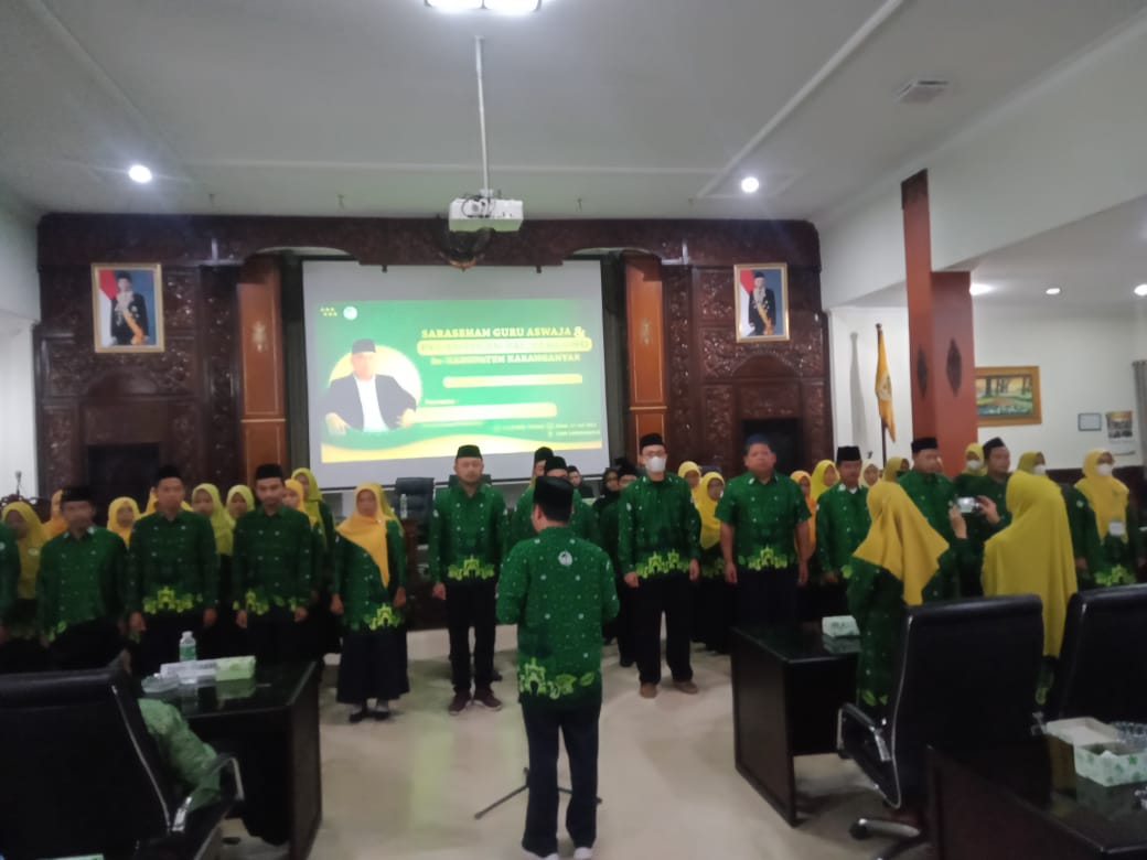 Sebanyak 15 PAC PERGUNU Kabupaten Karanganyar Dikukuhkan oleh Pengurus Pusat PERGUNU Muhamad Ghozim