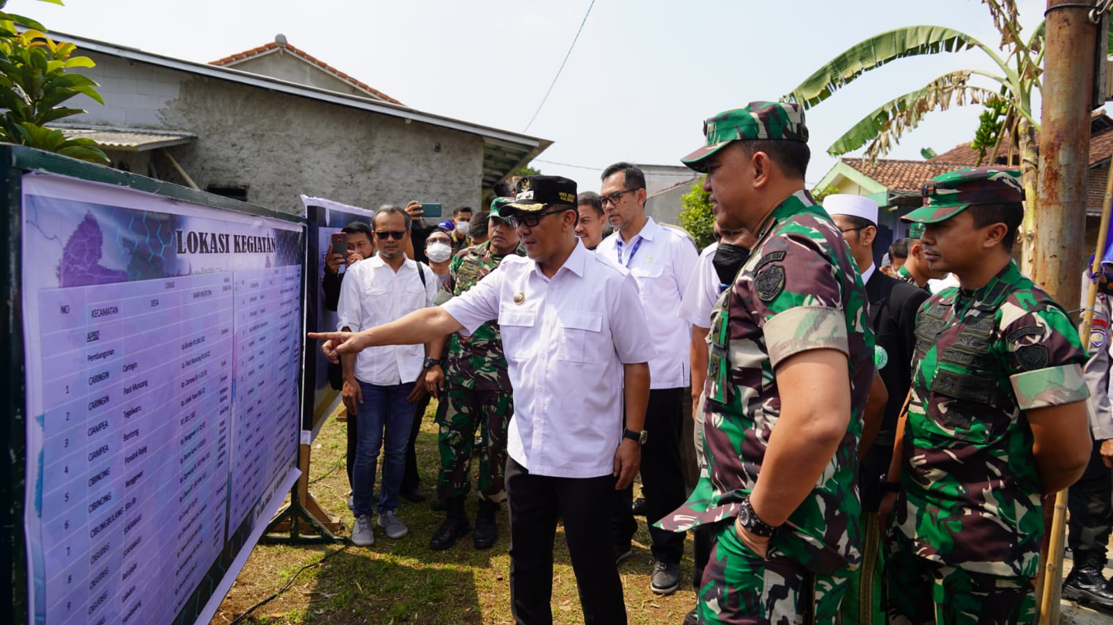 Korem 061/Sk bersama Kodim 0621/Kabupaten Bogor bekerjasama dengan Pemkab Bogor Melaksanakan Pembangunan Jemba