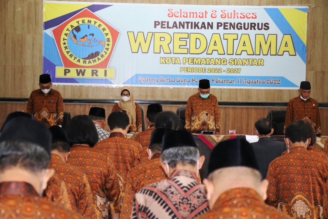 Plt Wali Kota Pematang Siantar Harapkan Wredatama Berikan Nasehat, Ide dan Gagasan untuk Pembangunan Kota Pema