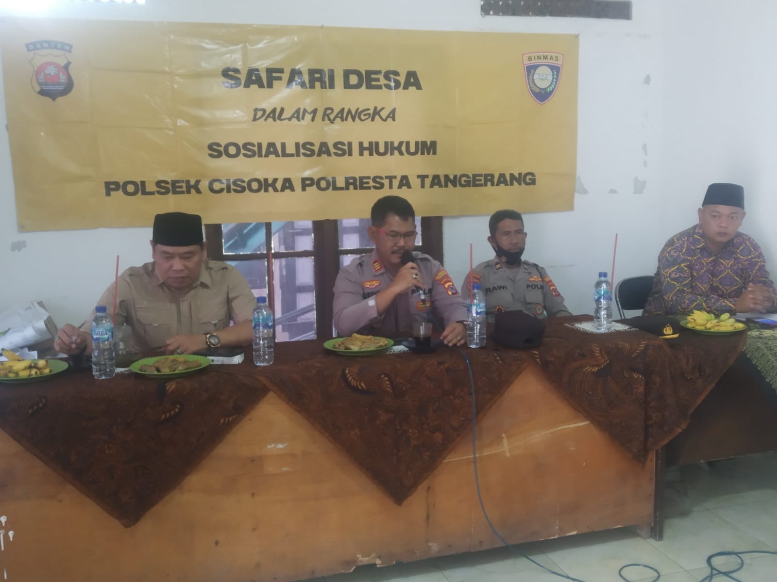 Polsek Cisoka Polresta Tangerang Melaksanakan Kegiatan Sosialisasi Hukum