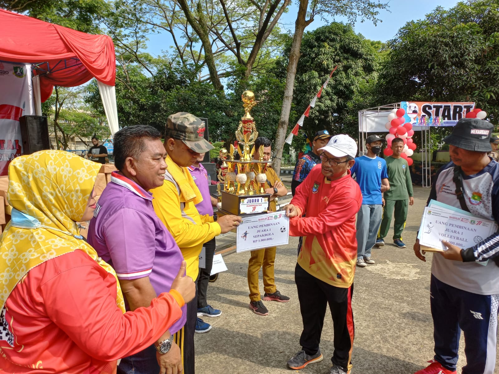 Meriahkan HUT RI ke 77, Kecamatan Panongan Gelar Berbagai Perlombaan dan Pameran UMKM