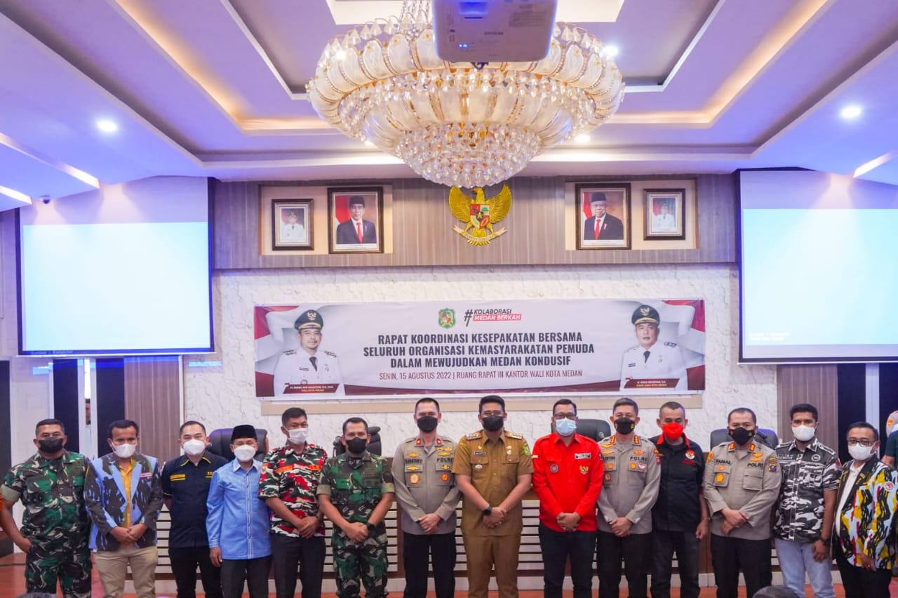 Pasiops Yonmarhanlan I Belawan Hadiri Rapat Koordinasi Medan Kondusif