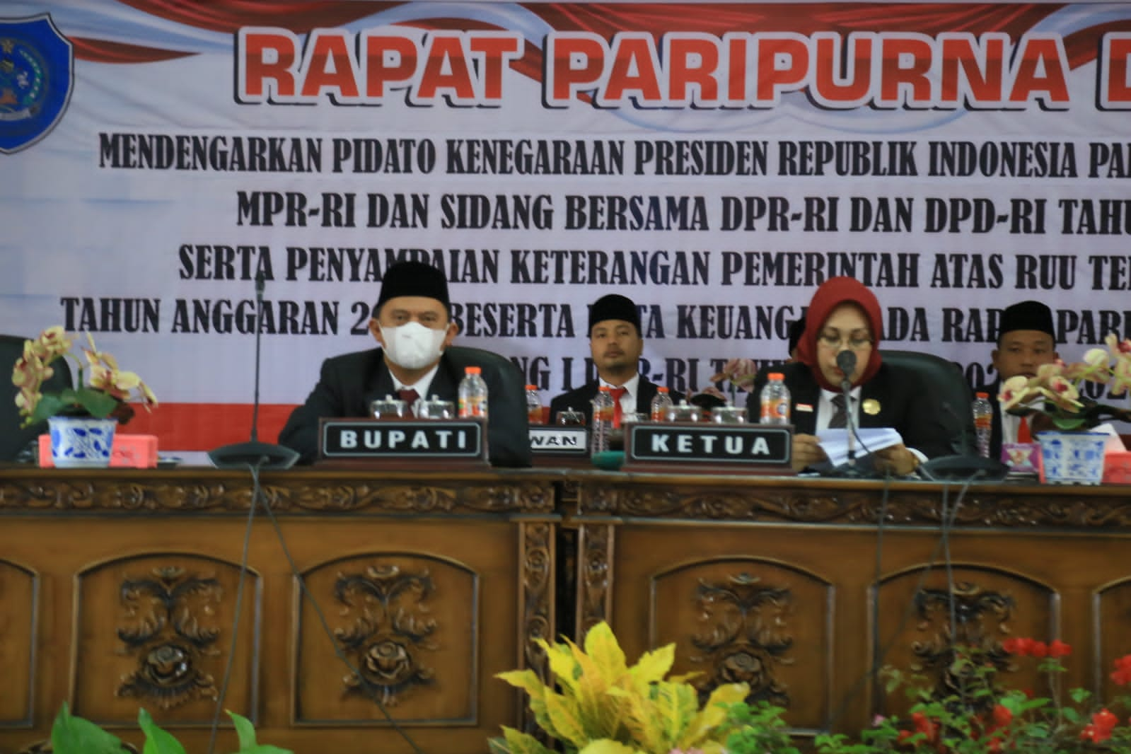 Bupati Labuhanbatu Ikuti Pidato Kenegaraan Presiden Republik Indonesia