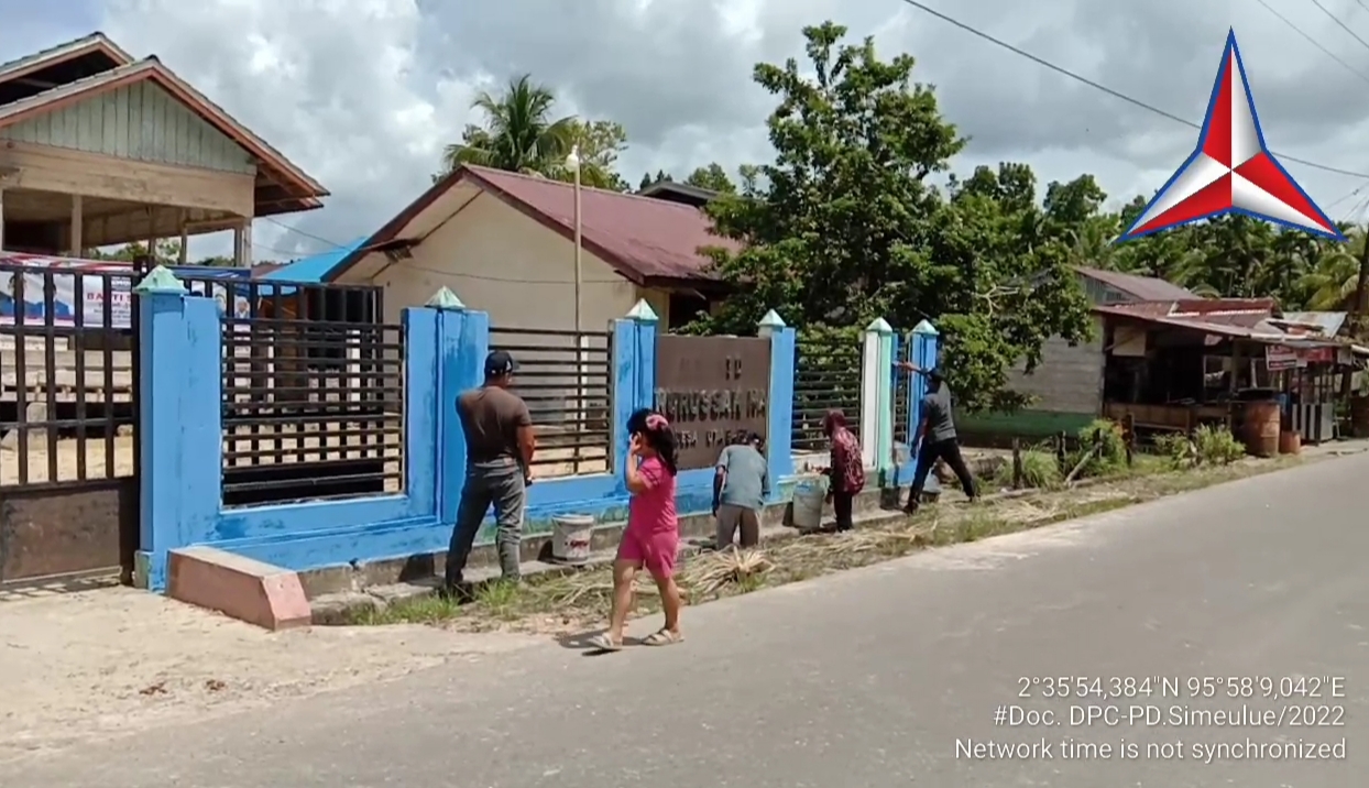 Partai Demokrat DPC Kabupaten Simeulue Lanjutkan Giat Bakti Sosial di Kecamatan Simeulue Tengah