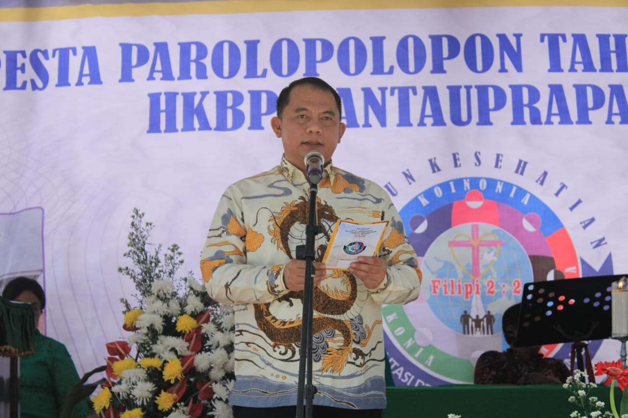 Bupati Erik Hadiri Pesta Parolopolopon Tahun Kesehatian HKBP Rantauprapat 2022