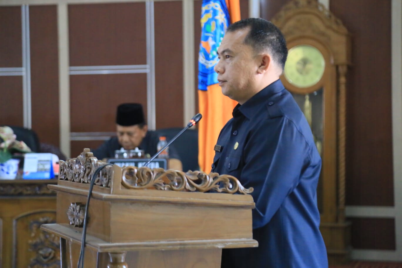 Bupati Labuhanbatu Sampaikan Nota Pembahasan Ranperda P-APBD Kabupaten Labuhanbatu Tahun 2022