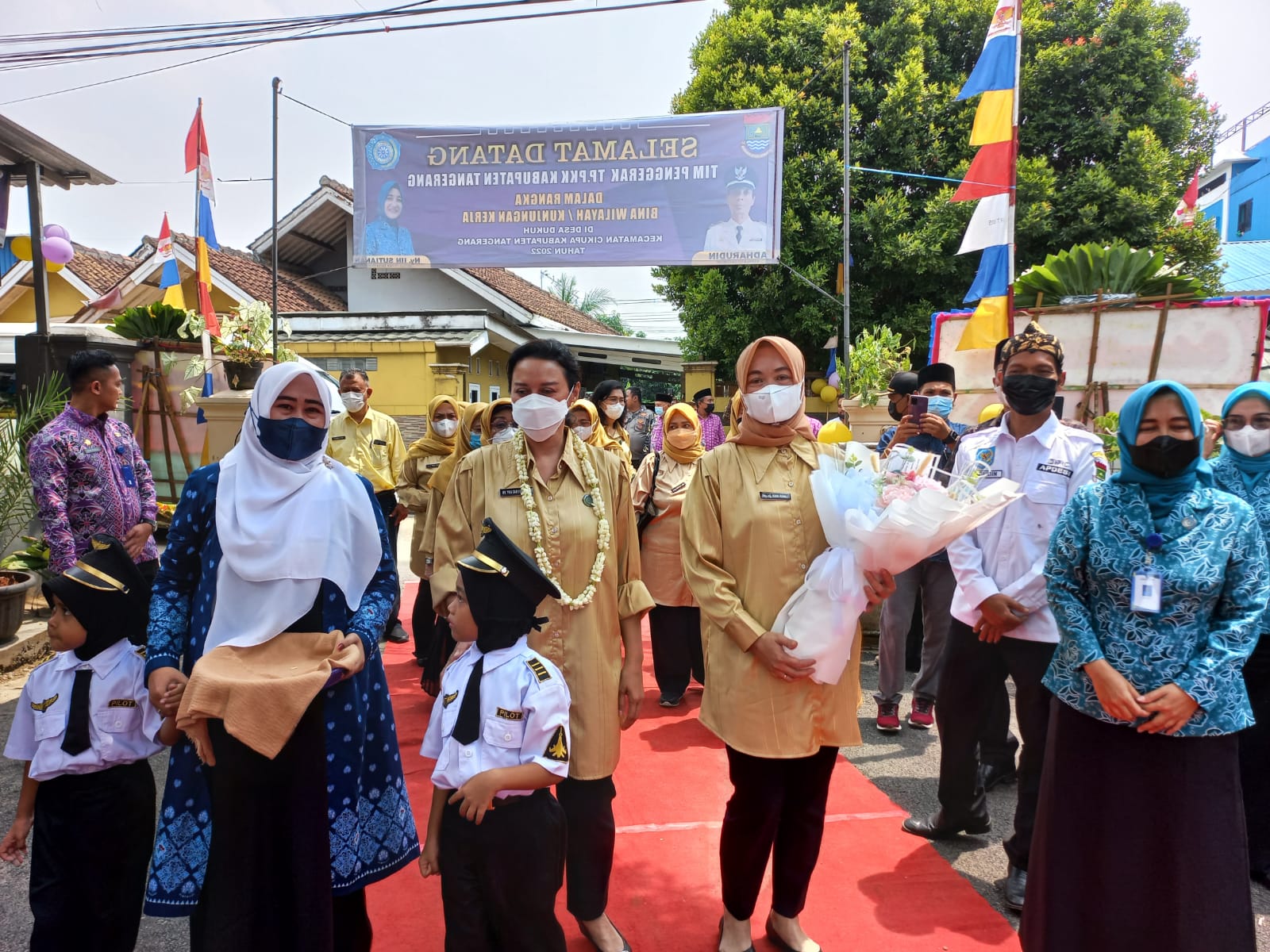 Bina Wilayah dan Kunjungan Kerja TP PKK Kabupaten Tangerang di Desa Dukuh