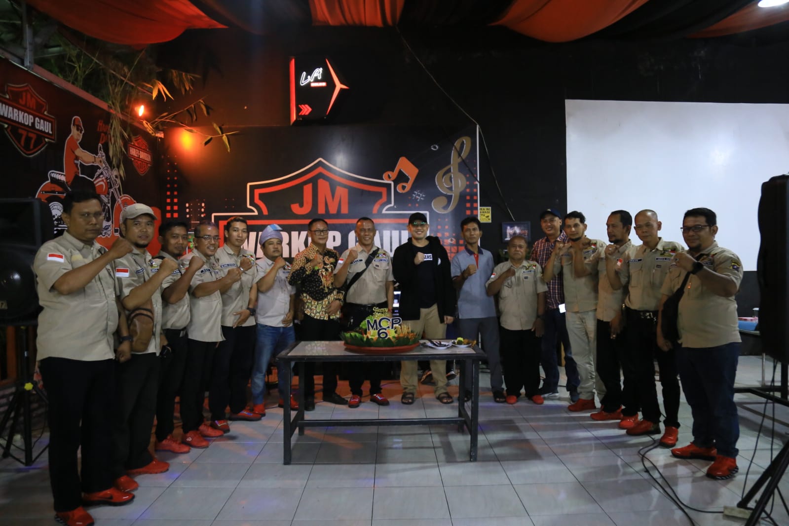 Kontes Dangdut Ramaikan Anniversary ke-6 Media Center Polres Labuhanbatu