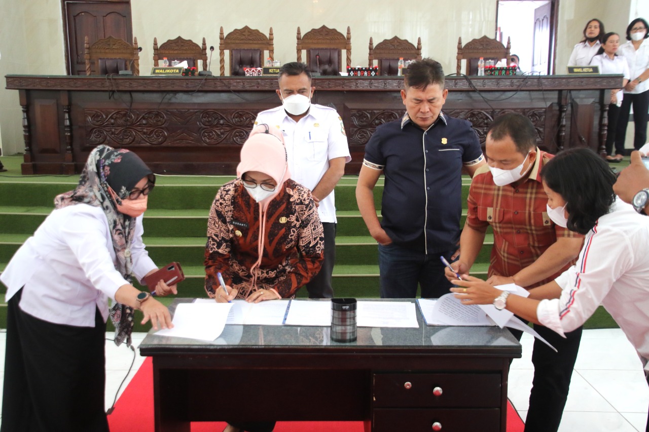 Nota Kesepakatan KUA dan PPAS P-APBD 2022 Disetujui, Wali Kota Pematang Siantar Ucapkan Terima Kasih ke DPRD