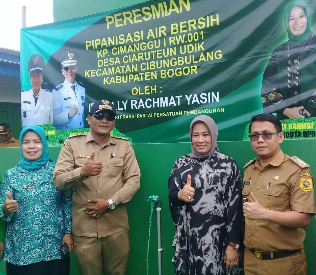 Peresmian Pipanisasi Air Bersih Kampung Cimanggu I RW 001 Desa Ciaruteun Udik Kecamatan Cibungbulang Kabupaten