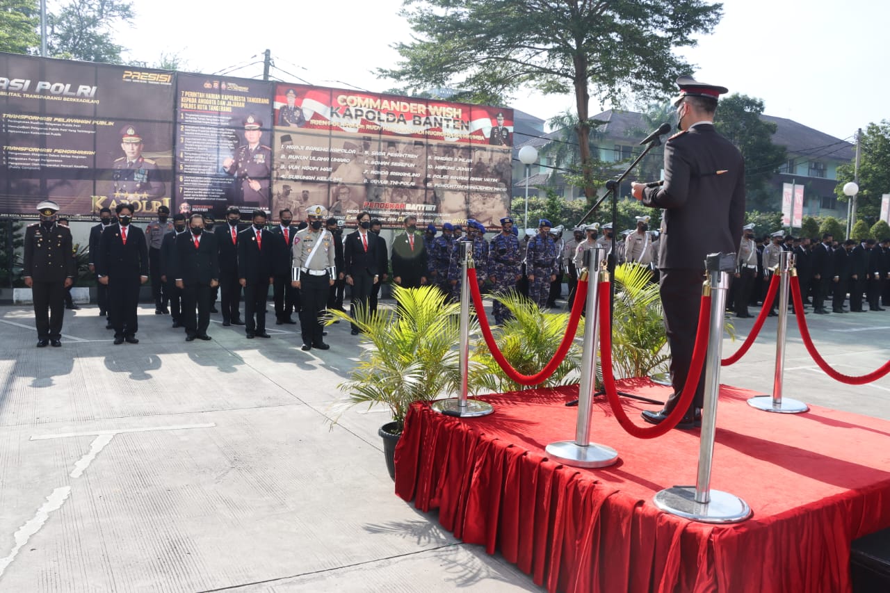 Polresta Tangerang Polda Banten Gelar Upacara Hari Kesaktian Pancasila, Bangkit Bergerak Bersama Pancasila