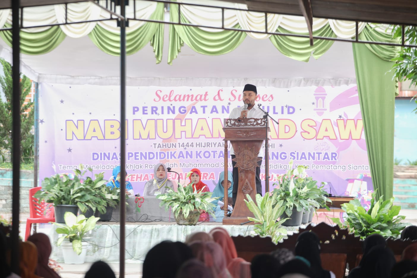 Wali Kota Pematang Sian?ar Harapkan Maulid Nabi Muhammad Disdik jadi Momentum Bentuk Anak Didik Berintegritas 