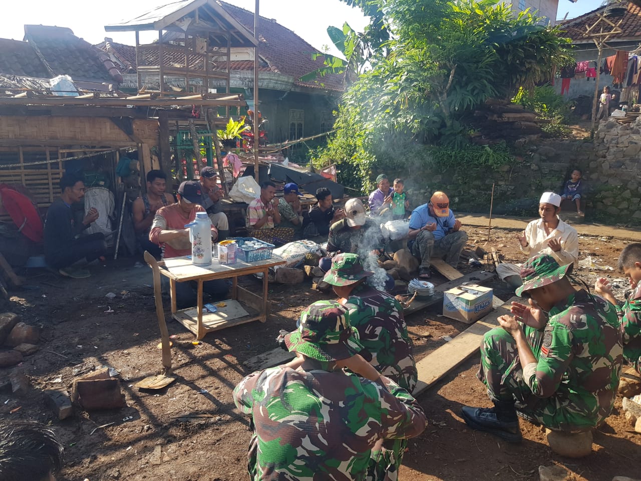 Kapten Inf Tatang Taryono Tinjau Lokasi TMMD ke 115 Cigudeg Bogor