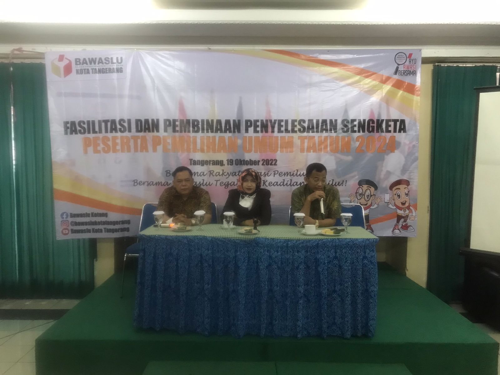 Badan Pengawas Pemilihan Umum (Bawaslu) Kota Tangerang Menggelar Kegiatan dengan Tema Penyelesaian Sengketa Pe