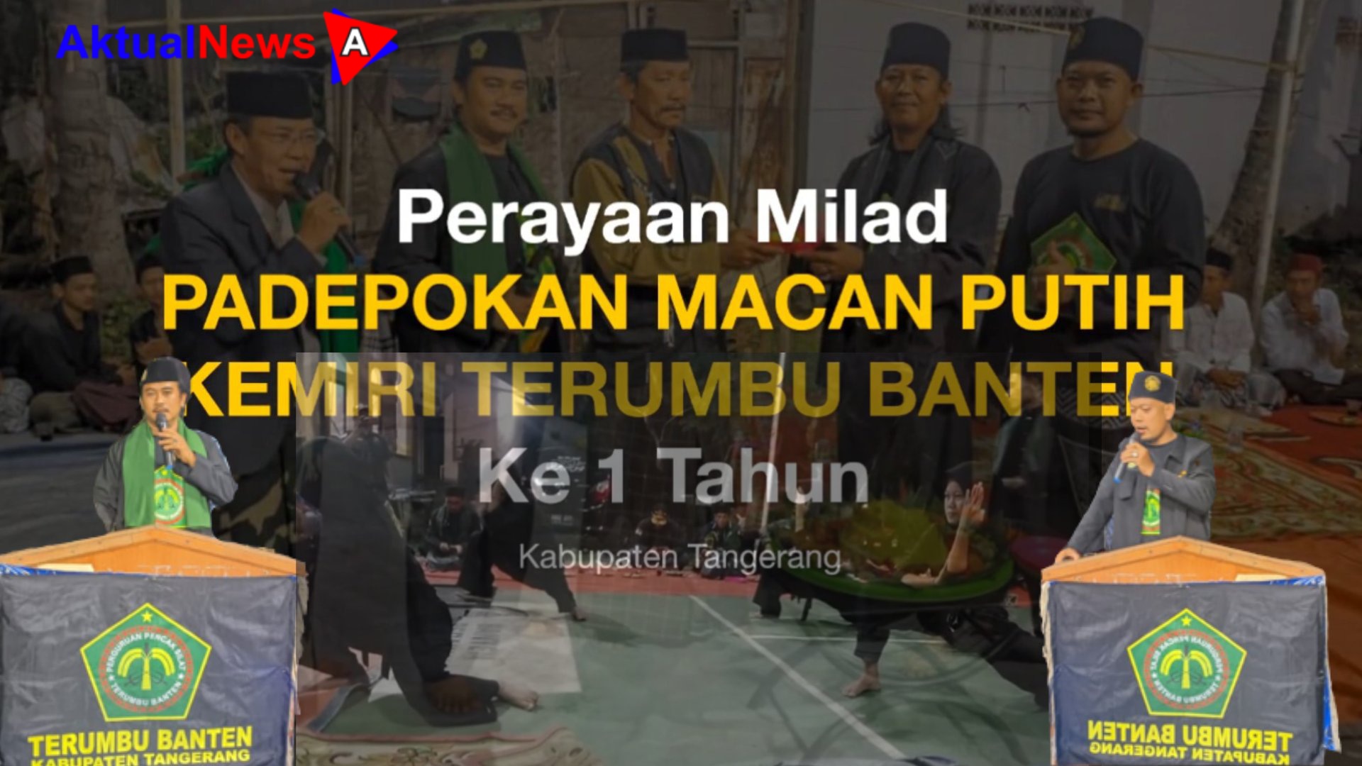 Perayaan Tasyakuran Milad ke 1 Tahun Padepokan Macan Putih Kemiri Terumbu Banten   