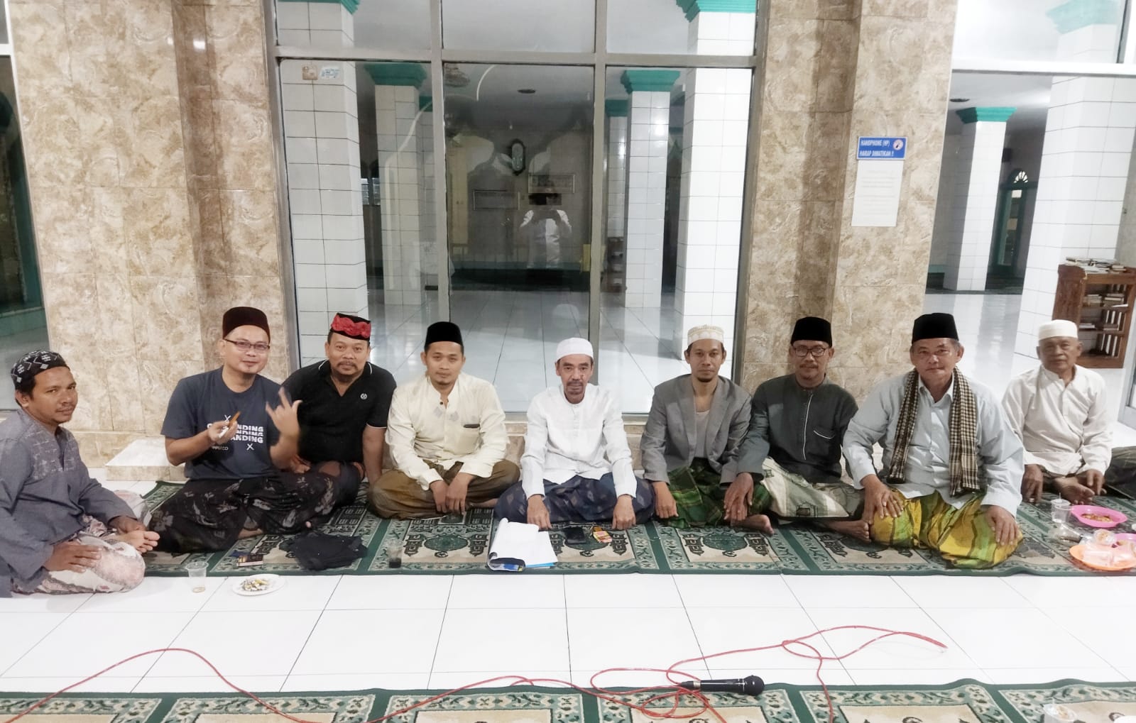 Musyawarah Mufakat Pemilihan Ketua PHBI di Masjid Baiturrohman Kampung Pengkolan Pasir Gadung