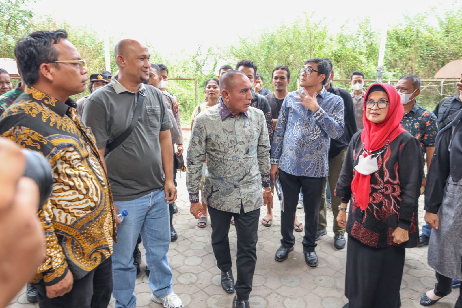 Gubernur Sumut Tinjau Stadion Sangnaualuh, dan Siap Gelontorkan Anggaran Revitalisasi Rp50 M