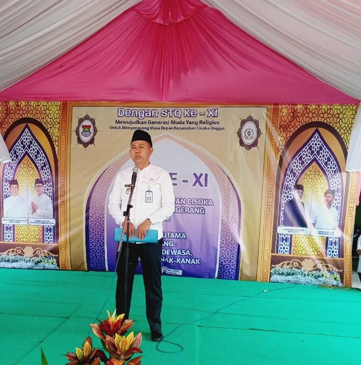 Ucapan Terima Kasih dan Apresiasi Camat Cisoka pada Kepala Sekolah SMK Gema Bangsa