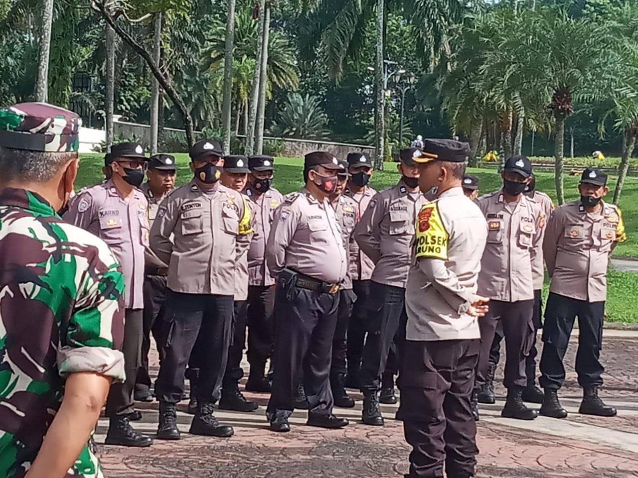 Aksi Unras FSPMI PT. Kuripan Raya Kec. Kemang Kab. Bogor Terkait PHK Pihak Scurity dari Konsultan Jasa Scurty 