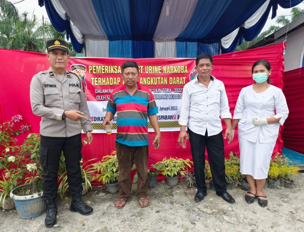 Sat Narkoba Polres Sergai Melakukan Razia Angkutan