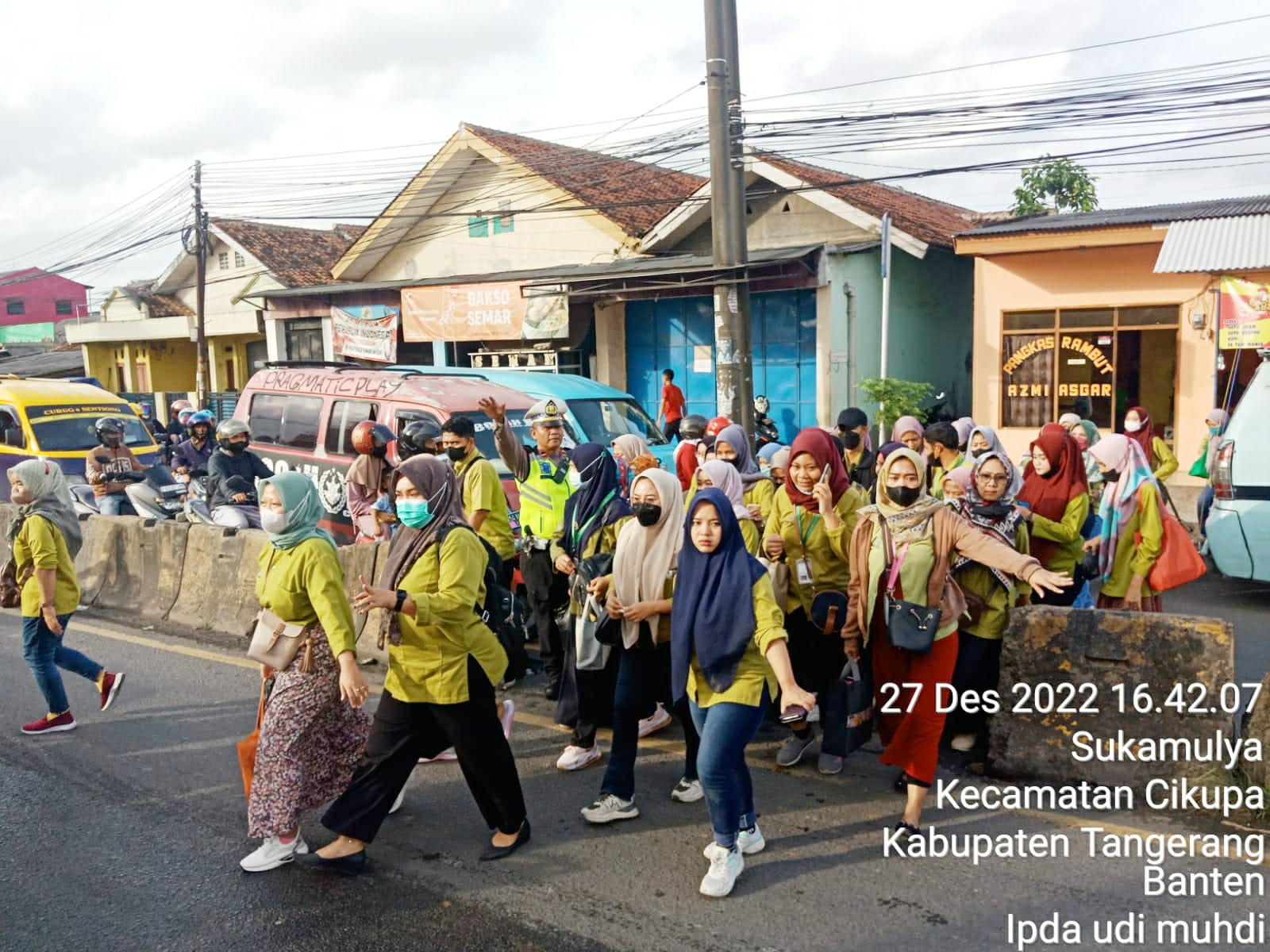 Strong Point Sore, Wujud Nyata Pelayanan Polsek Cikupa Polresta Tangerang Polda Banten untuk Masyarakat    