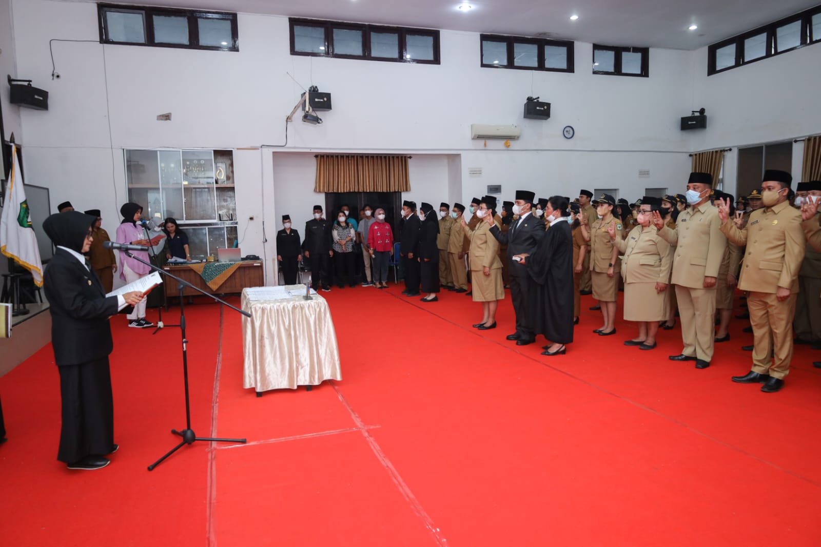 Akhir Tahun, dr Susanti Lantik 129 Pejabat Tinggi Pratama, Administrator, Pengawas, dan Pejabat Fungsional Pem