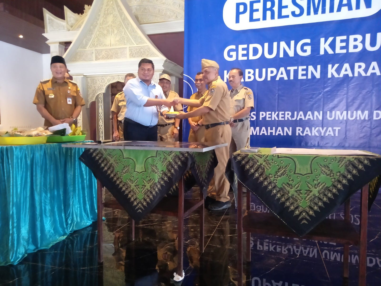 Gedung Kebudayaan Diresmikan Bupati Karangangar, Joglo Terbesar Tak Bertiyang di Karanganyar   