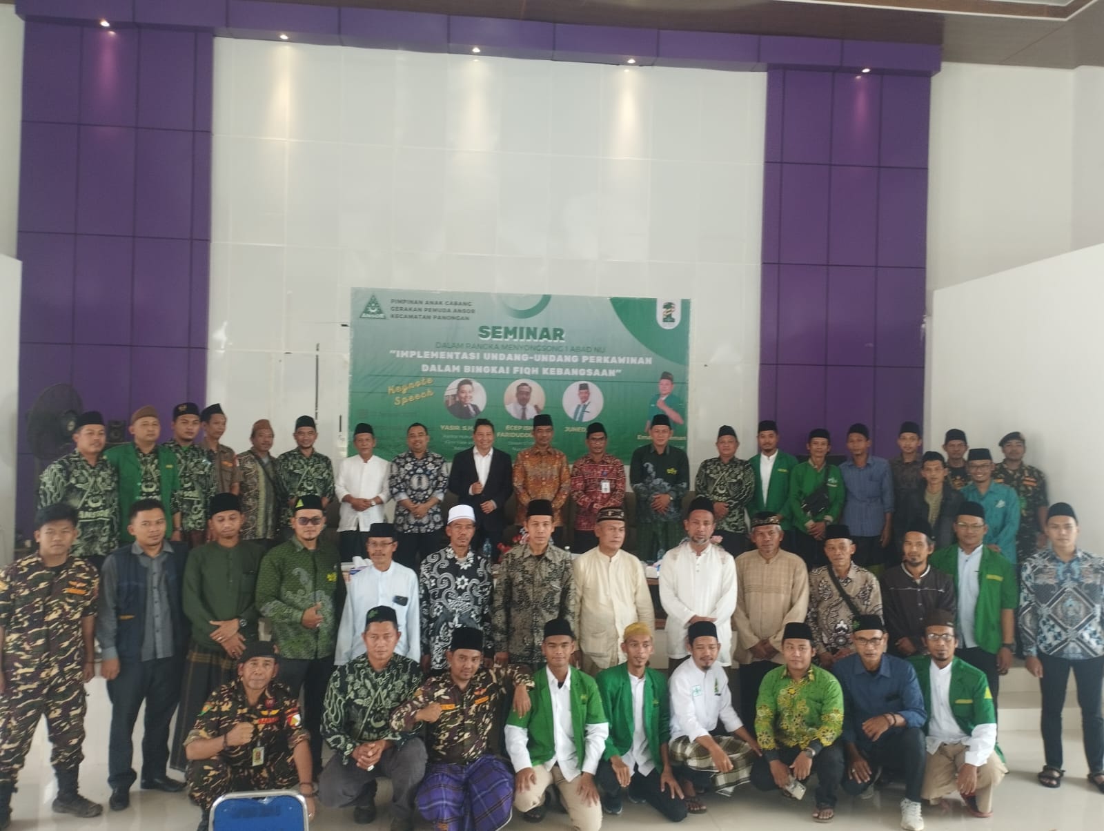 Seminar Dalam Rangka Menyongsong 1 Abad NU, Implementasi Undang-Undang Perkawinan Dalam Bingkai Fiqh Kebangsaa