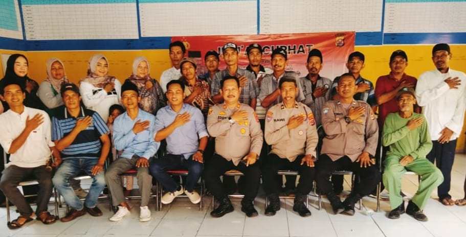 Mendengarkan Keluhan Masyarkat, Polsek Cisoka Lakukan Kegiatan Jum’at Curhat