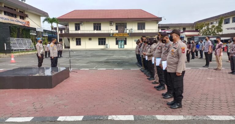 Kabaglog Polrestabes Medan Peringati Anggota Agar Hindari Narkoba