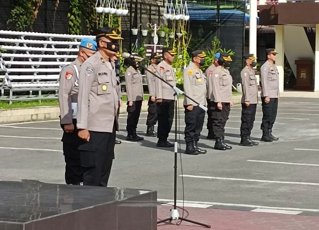 Pimpin Apel, Kepala STIK Polrestabes Medan Ingatkan Anggota Agar Selalu Waspada