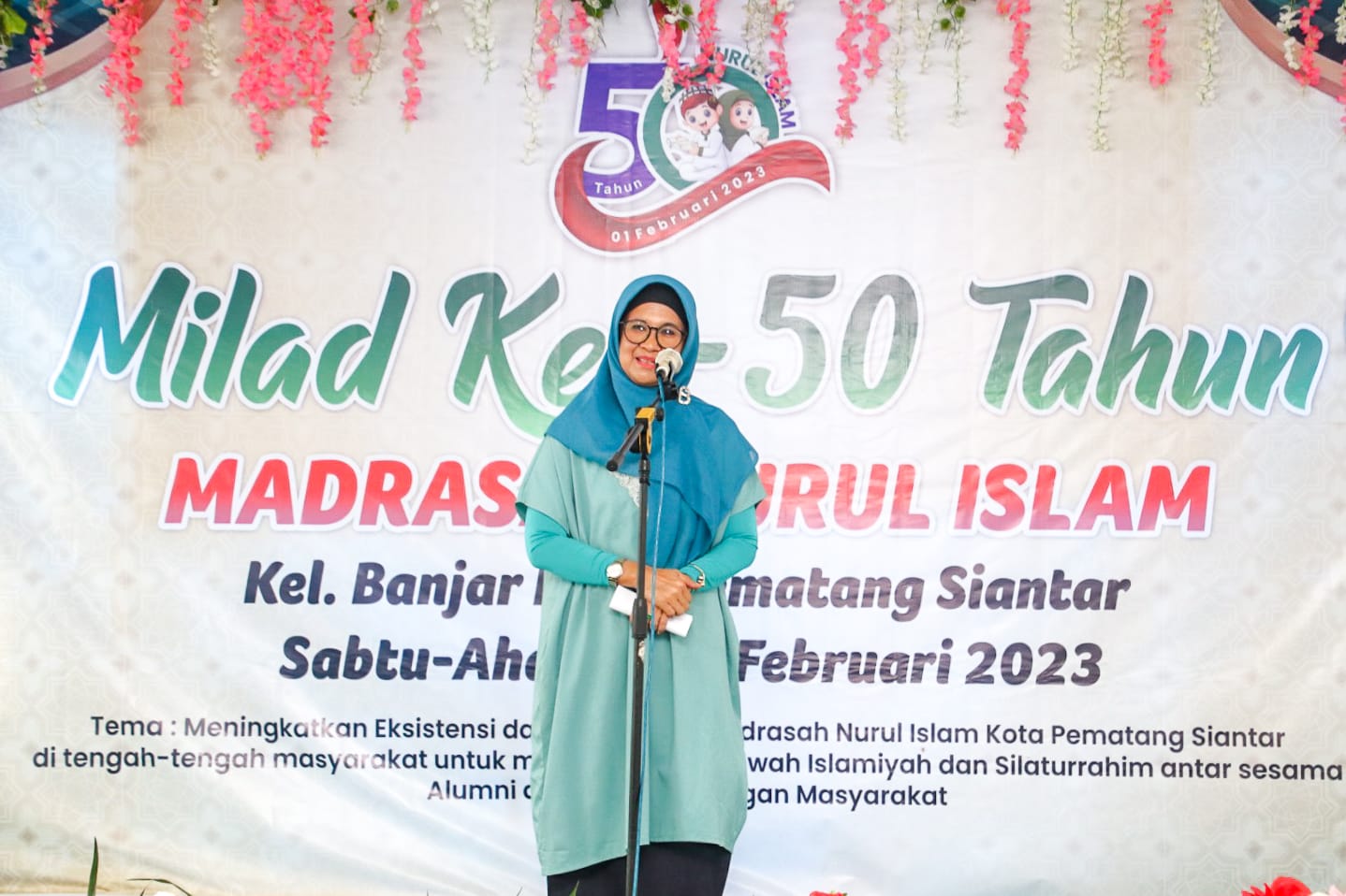 dr Susanti Bersyukur Madrasah Nurul Islam Pematang Siantar Tetap Eksis di Usia 50 Tahun