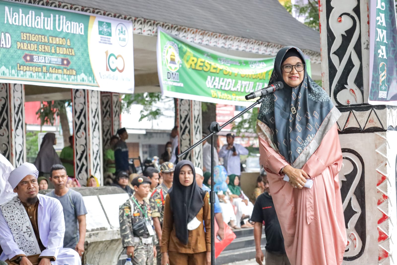 Unsur Agama Berbeda Hadiri Resepsi 1 Abad NU, dr Susanti: Bukti Toleransi Terawat di Kota Pematang Siantar 