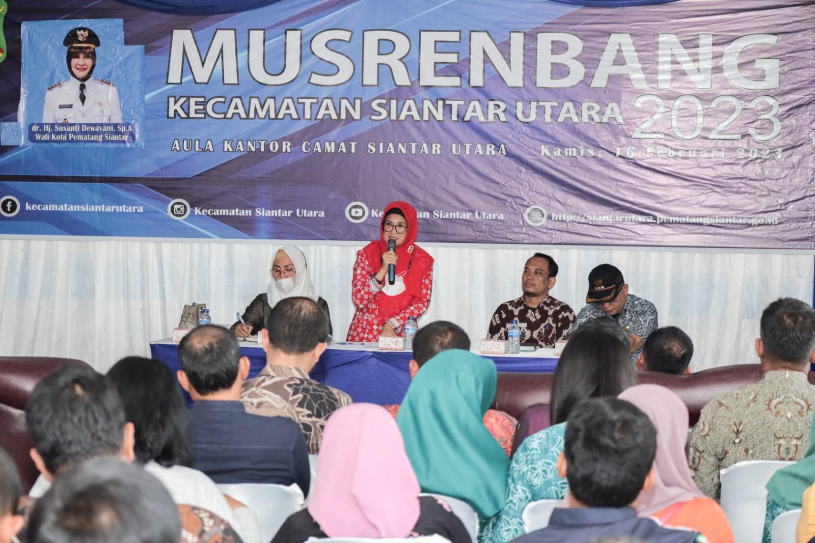 Buka Musrenbang Siantar Utara, dr Susanti Sampaikan Pematang Siantar Tuan Rumah Musrenbang Dataran Tinggi Sumu