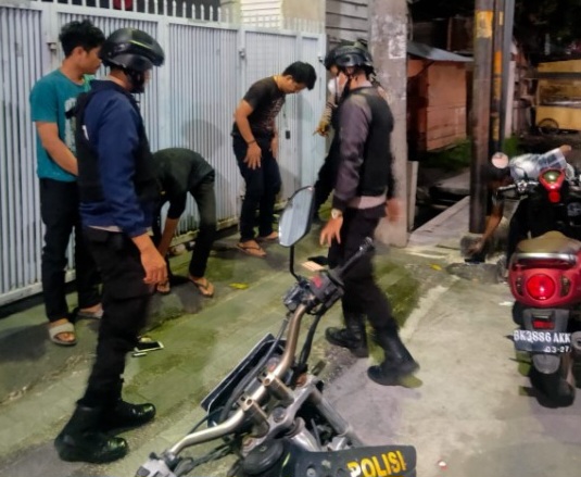 Tim Patroli Presisi Sat Samapta Polrestabes Medan Tangkap Pria Pembawa Sabu