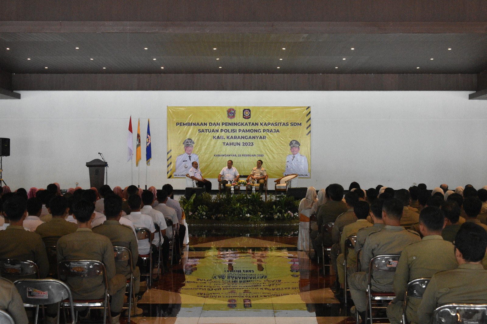 Bupati Karanganyar Adakan Pembinaan Guna Peningkatan SDM Dikalangan Satpol PP