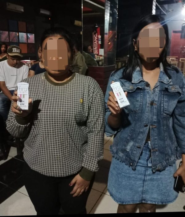 Tim Gabungan Polresta Deli Serdang Razia Kafe Deli Indah dan Valentin, 3 Wanita Positif Narkoba