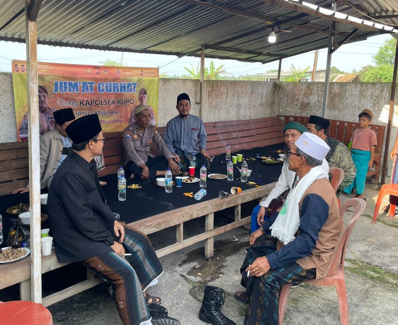 Jumat Curhat bersama Tokoh Masyarakat Polsek Kopo Polres Serang Dengar Masukan dari Tokoh Masyarakat