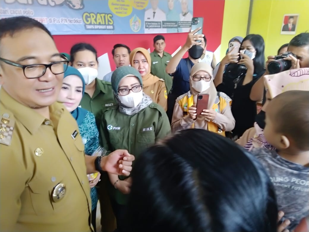 Louncing Vaksinasi Polio Pertama di Perum Bogor Asri