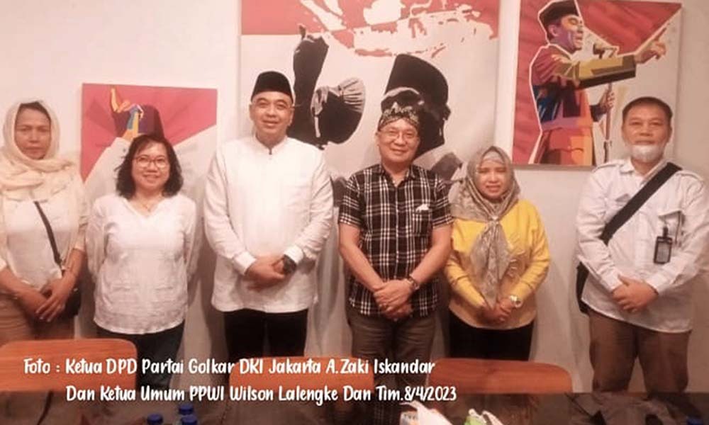 Ketua Umum PPWI Wilson Lalengke Hadiri Bukber di Kantor DPD Partai Golkar Jakarta