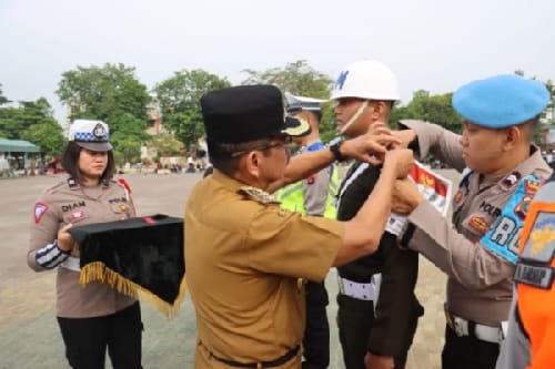 Pj Wali Kota Tebing Tinggi Pimpin Apel Ops Ketupat Toba 2023